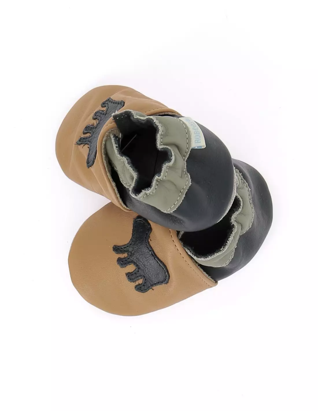 ROBEEZ ONLY BEAR - Pantoufles & chaussons Camelmarine