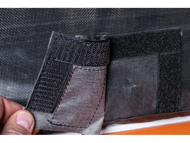 Van Quito Heckmoskitonetz, standard VW T5/T6/T6.1 Heckmoskitonetz Reissverschluss, Maschenweite Standard