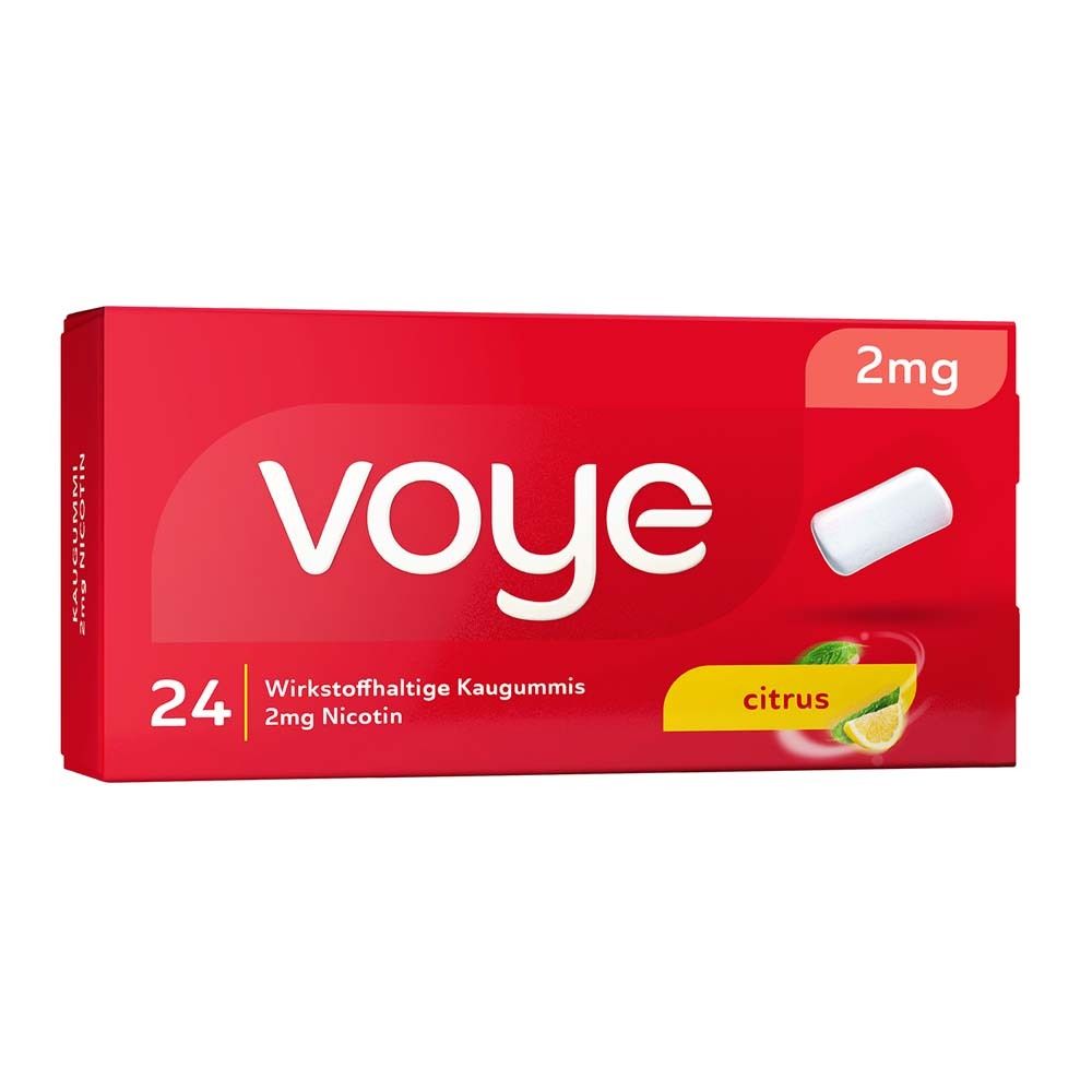 Voye Citrus 2 mg wirkstoffhaltiges Kaugummi