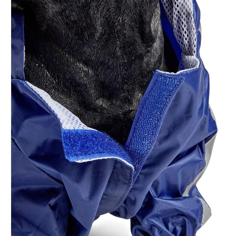 Manteau imperméable bleu pour chien XL