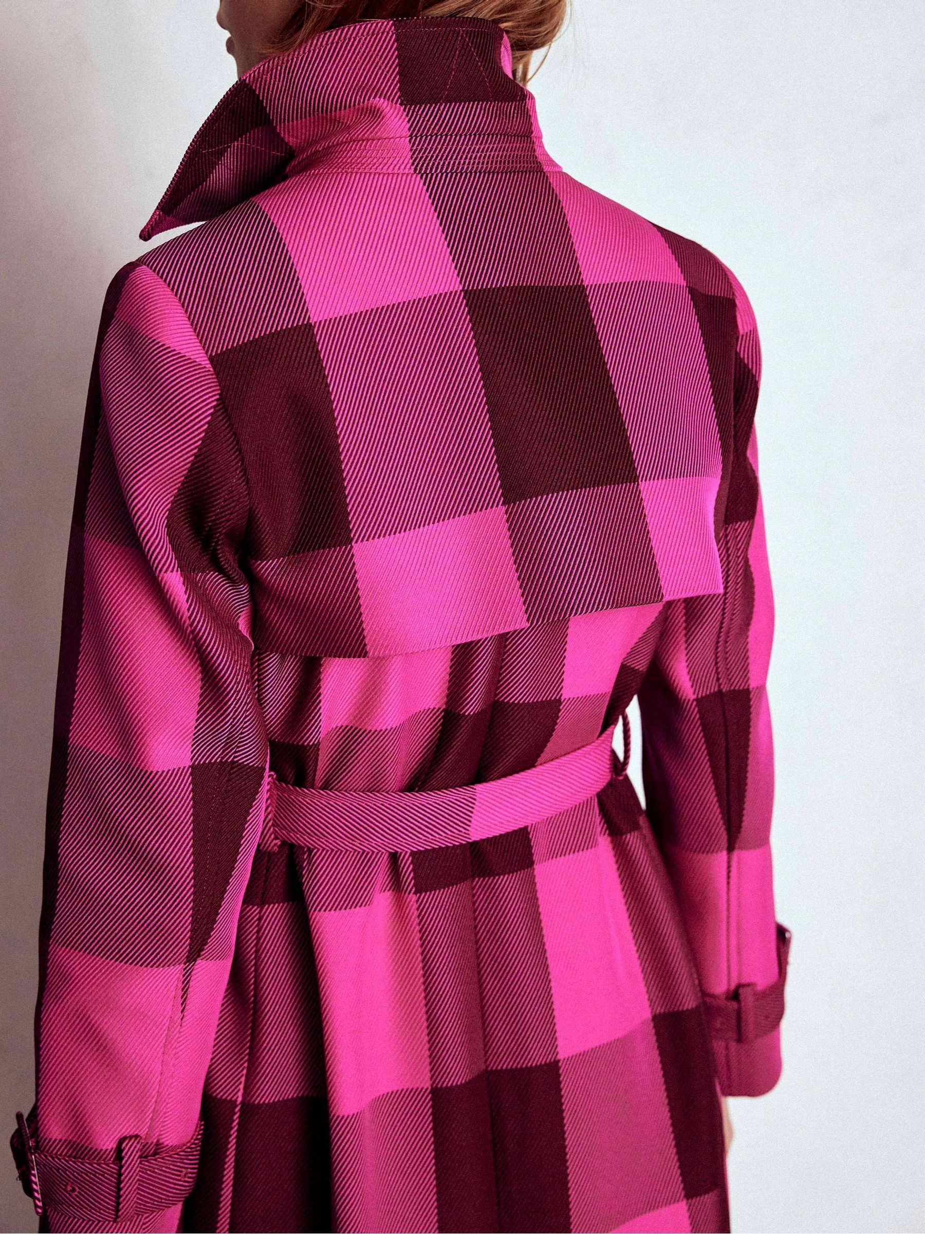 Boden Cheltenham Check Trench Coat
