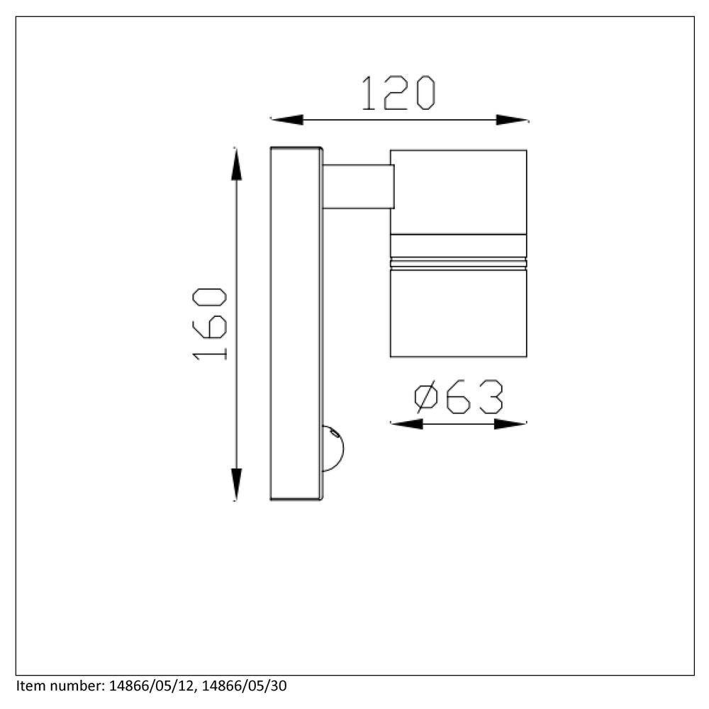 Enkelvlams LED-buitenwandlamp Arne, mat chroom, inclusief bewegingsmelder