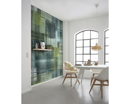 Vliesbehang IF2-009 Patchy Plaid 2-delige set 200 x 250 cm
