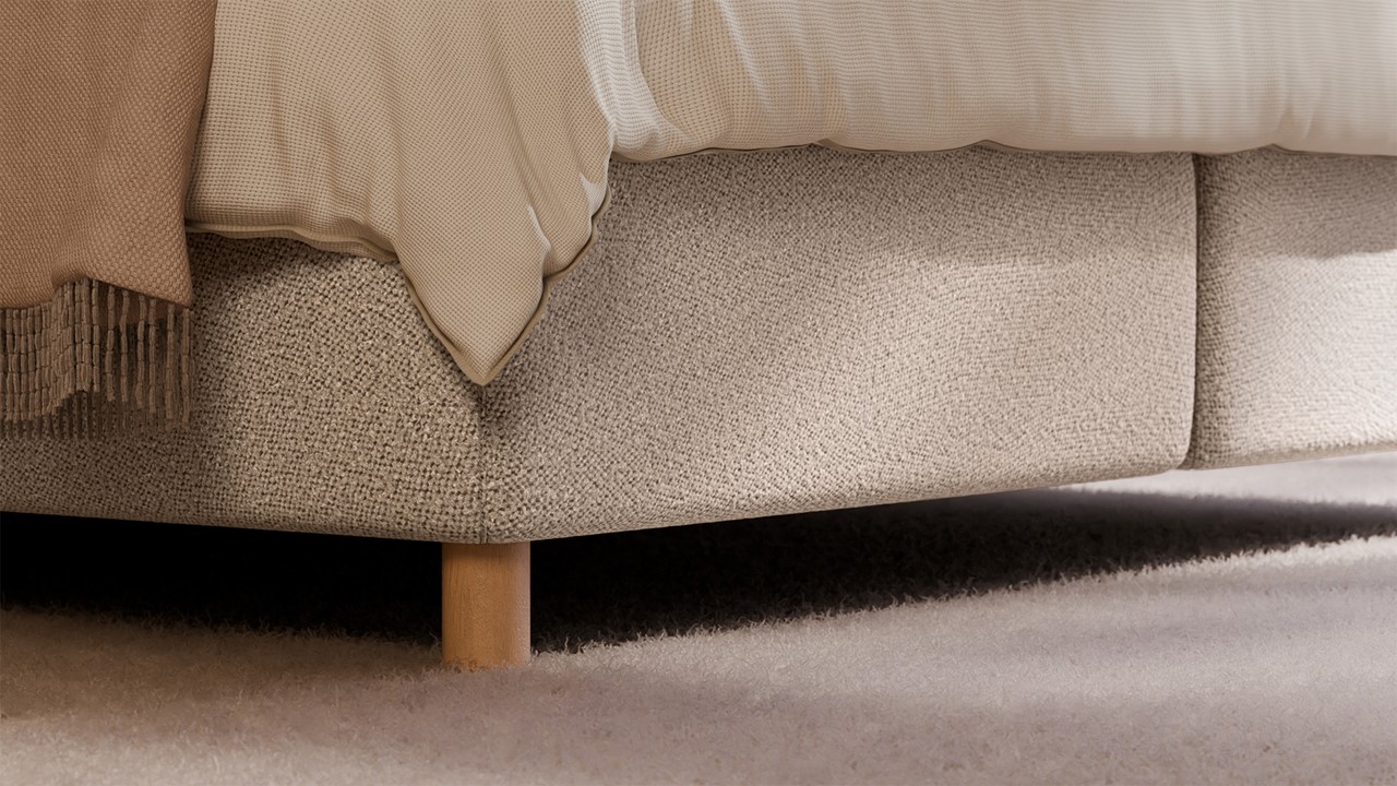 Boxspring Flow - Warm wool beige