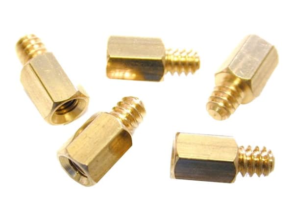 StarTech.com Metal Jackscrew Standoffs #6-32 - Jackscrew standoff - 0.2 in (pack of 50) - SCREWNUTM - Skrueavstandsstykke - 0.4 cm (en pakke 50) - fo