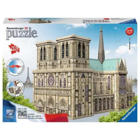 Ravensburger 3D Puzzle Notre Dame de Paris, 324 Teile