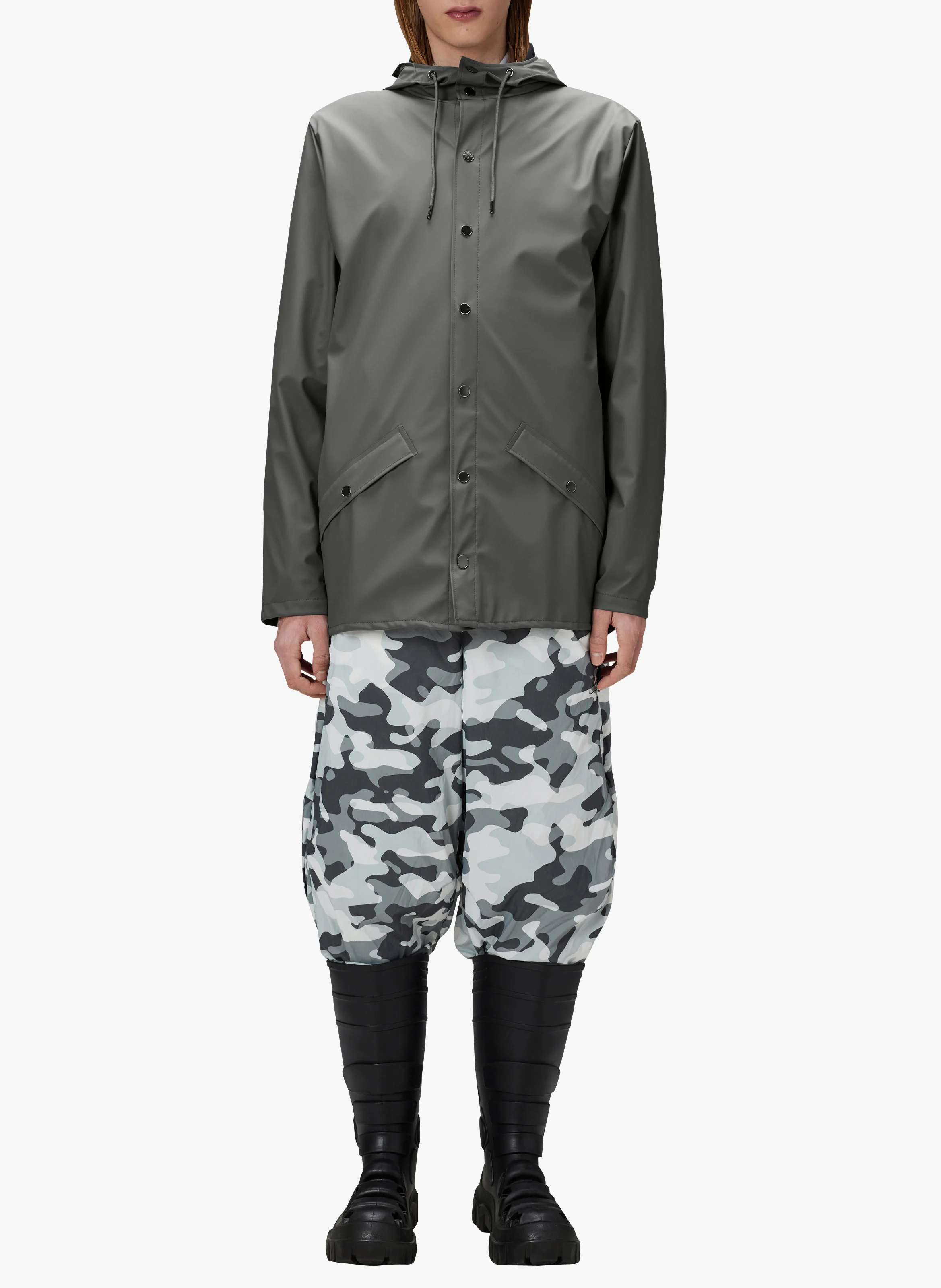 Coupe-vent imperméable à capuche | Multicolore