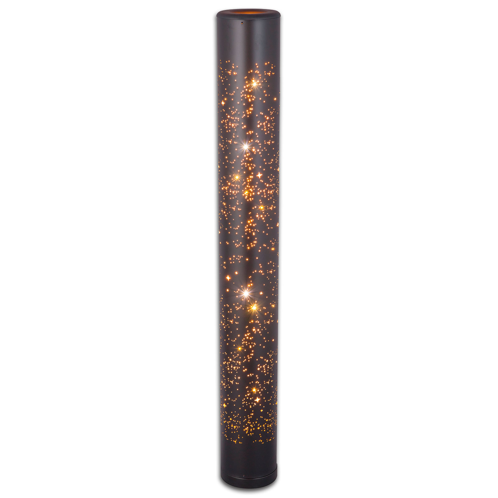 LAMPURA LED-Stehlampe - schwarz-gold - 103,5 cm hoch