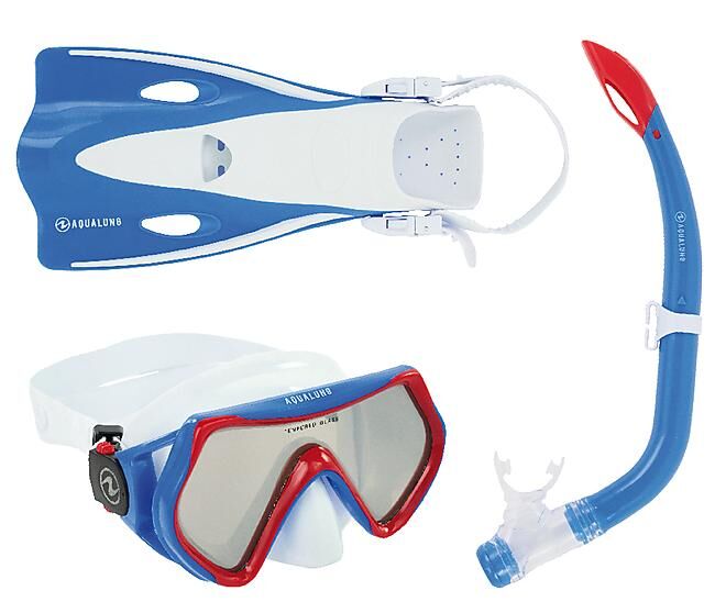 AQUALUNG - PACK PALMES MASQUE TUBA HERO ENFANT