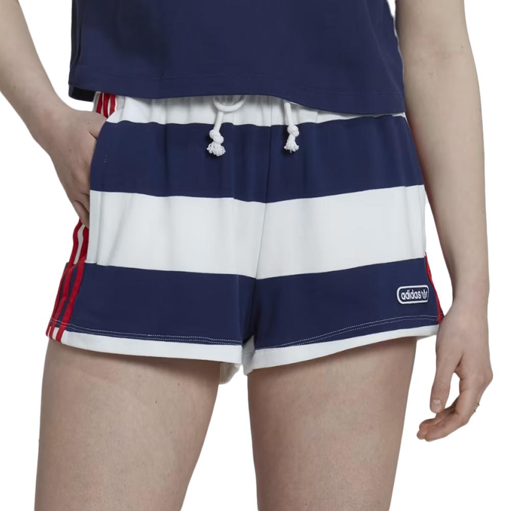 Adidas Short Blanc/Marine Femme Adidas HL6559
