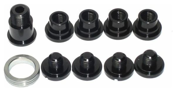 Kit de visserie pour plateau double pour campagnolo Stronglight ultratorque