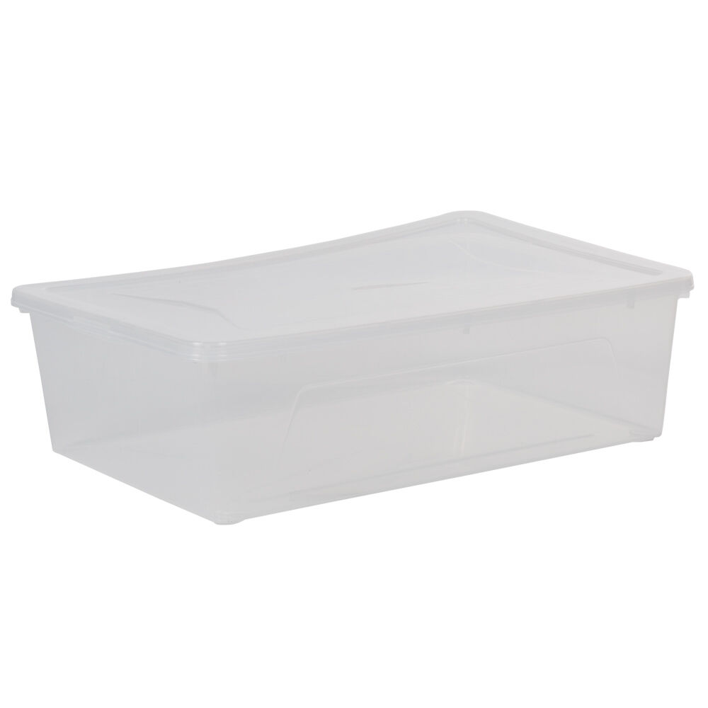 Boîte de rangement transparente 22 L