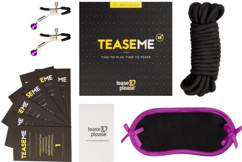 Tease & Please TEASEME - Geel - Erotisch Bordspel
