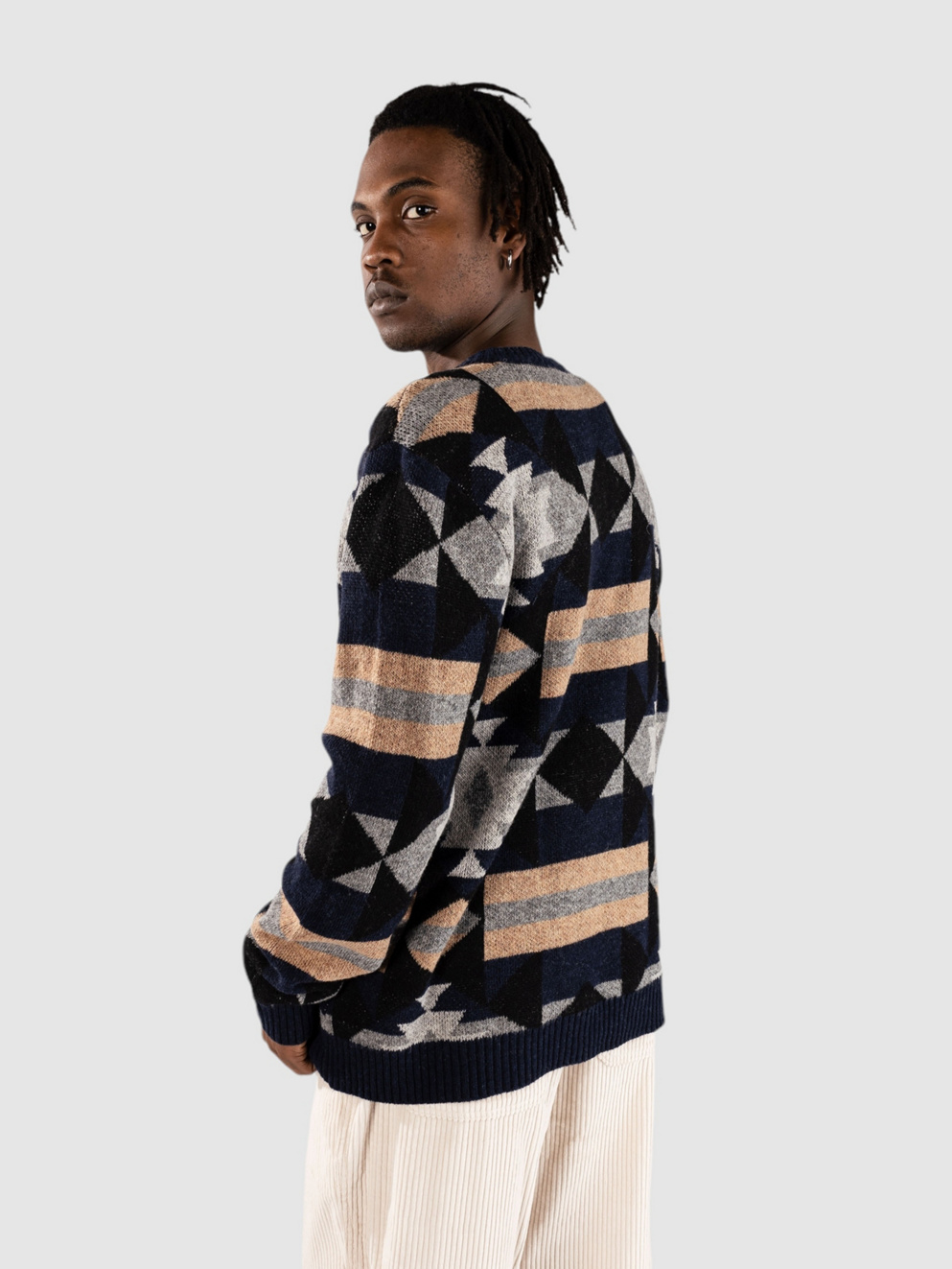 Anerkjendt Aksune Inka Wool Knit Pullover sky captain