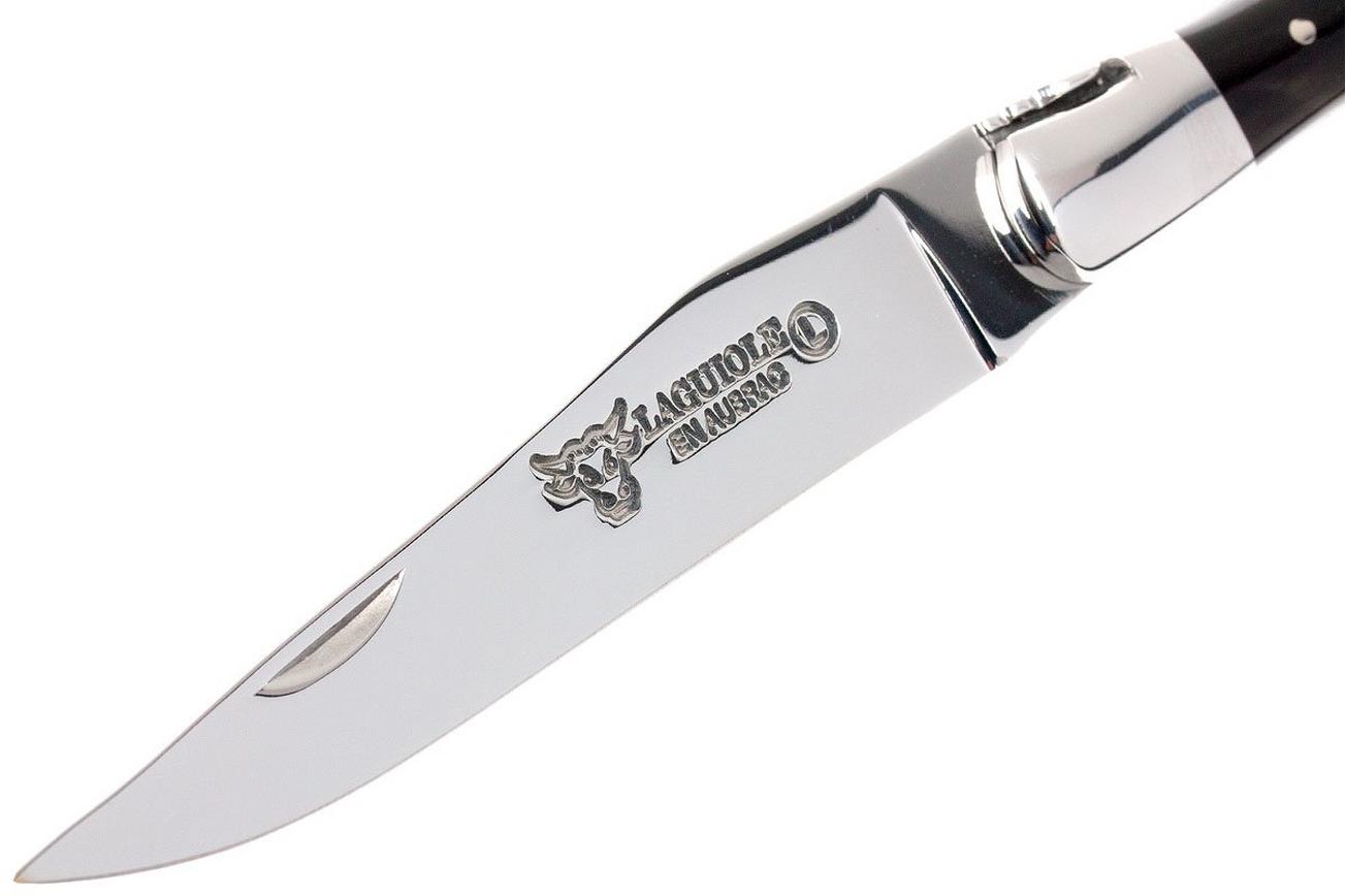 Laguiole en Aubrac 12cm zakmes met kurkentrekker, buffelhoorn L0312BUI-FSI1