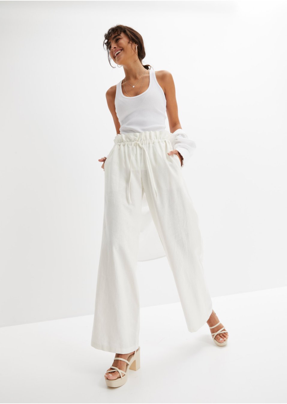 Pantalon paper bag
