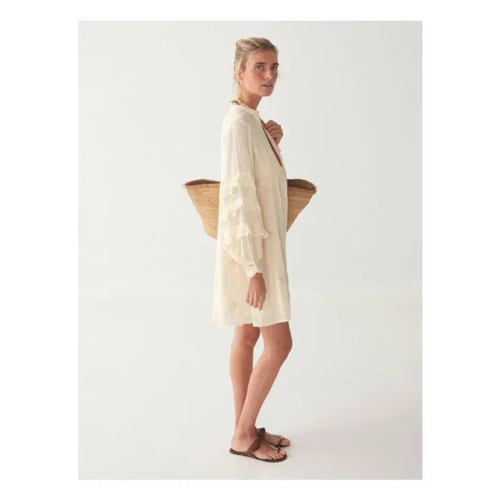 Maison Hotel Robe Volants Lutetia | Ecru