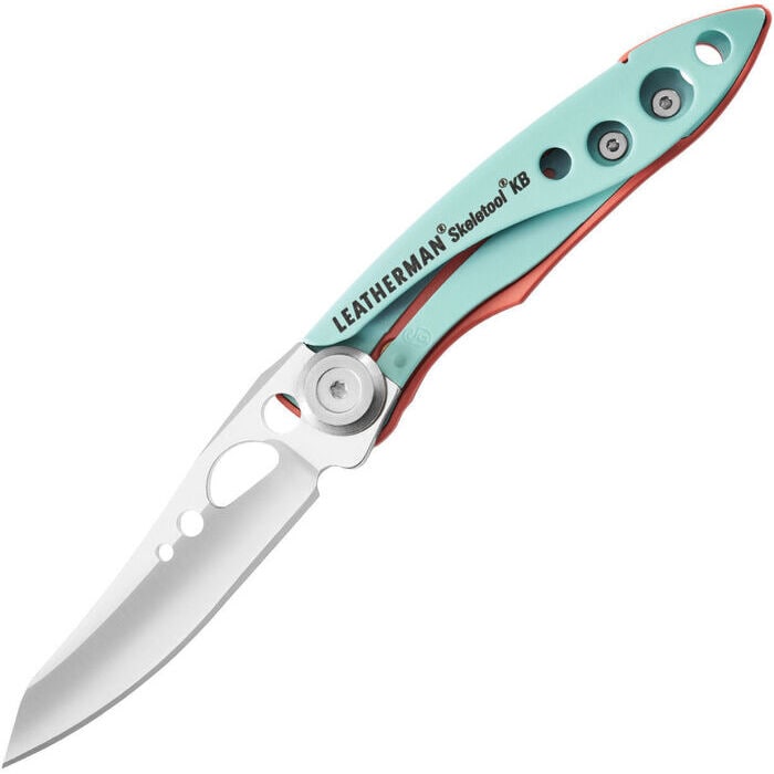 Leatherman Skeletool KB Paradise BL<br>Svært lett foldekniv!