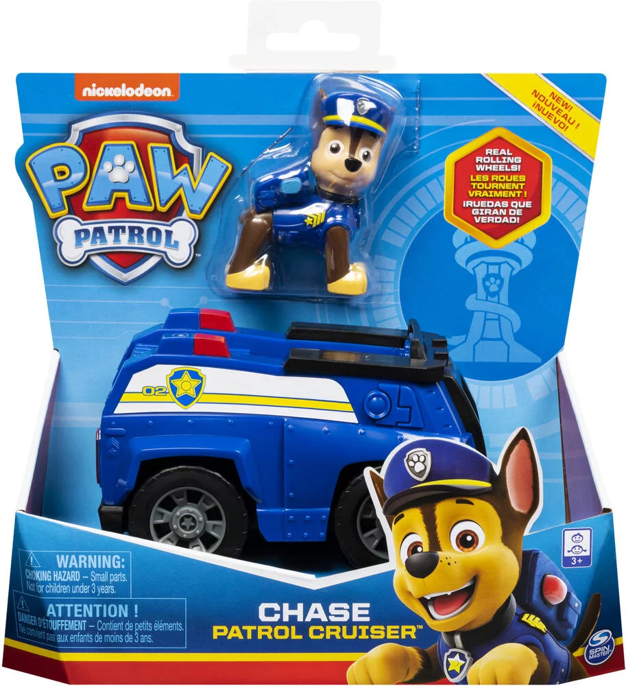 LA PAT' PATROUILLE - VEHICULE ET FIGURINE CHASE
