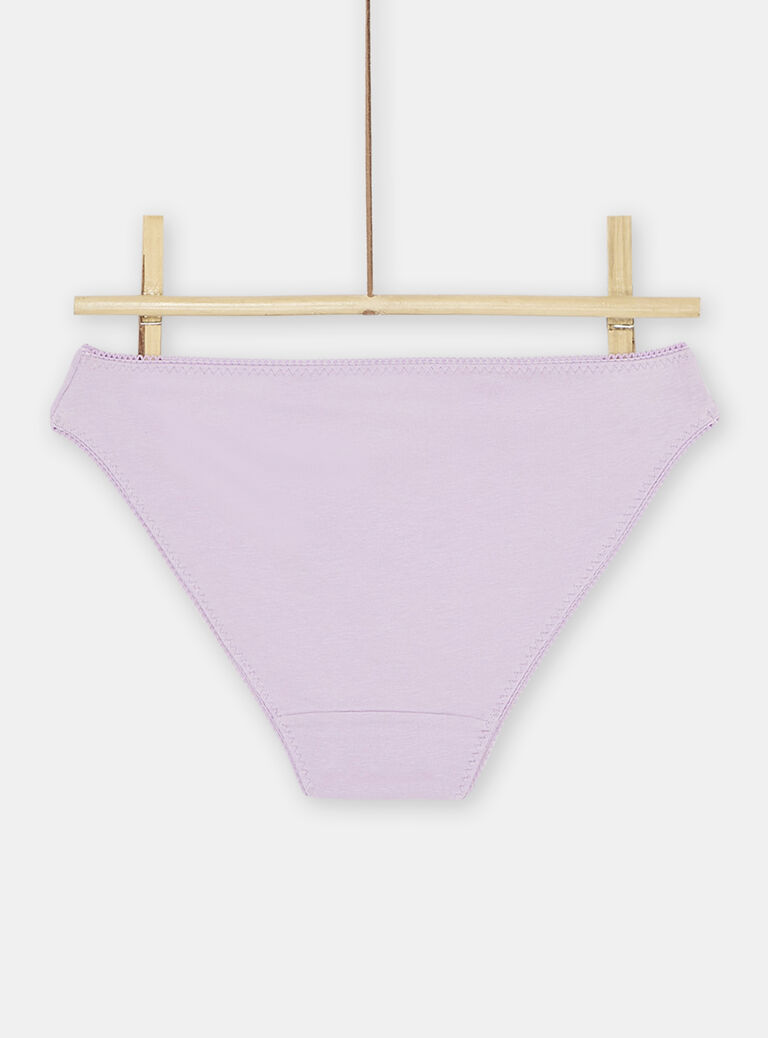 Lot de 5 culottes multicolores fille