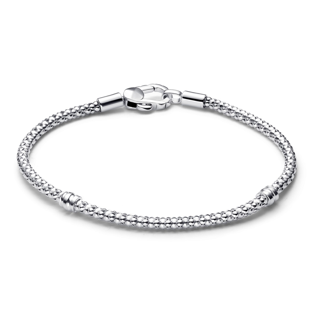 Pandora Moments Nietenarmband mit Nietenverschluss 925 Silber