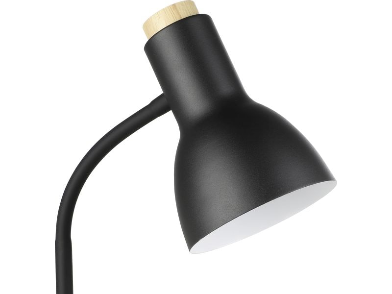 EGLO Leuchten Tischleuchte VERADAL-QI LED 5.5W 3000K Schwar LED-Tischleuchte mit Touchdimmer, kabelloser QI-Charger-Funktion und flexiblem Leuchtenarm