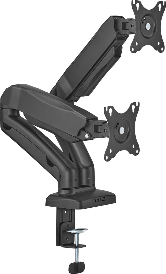 Essentials Dual Spring skærm-arm (sort)