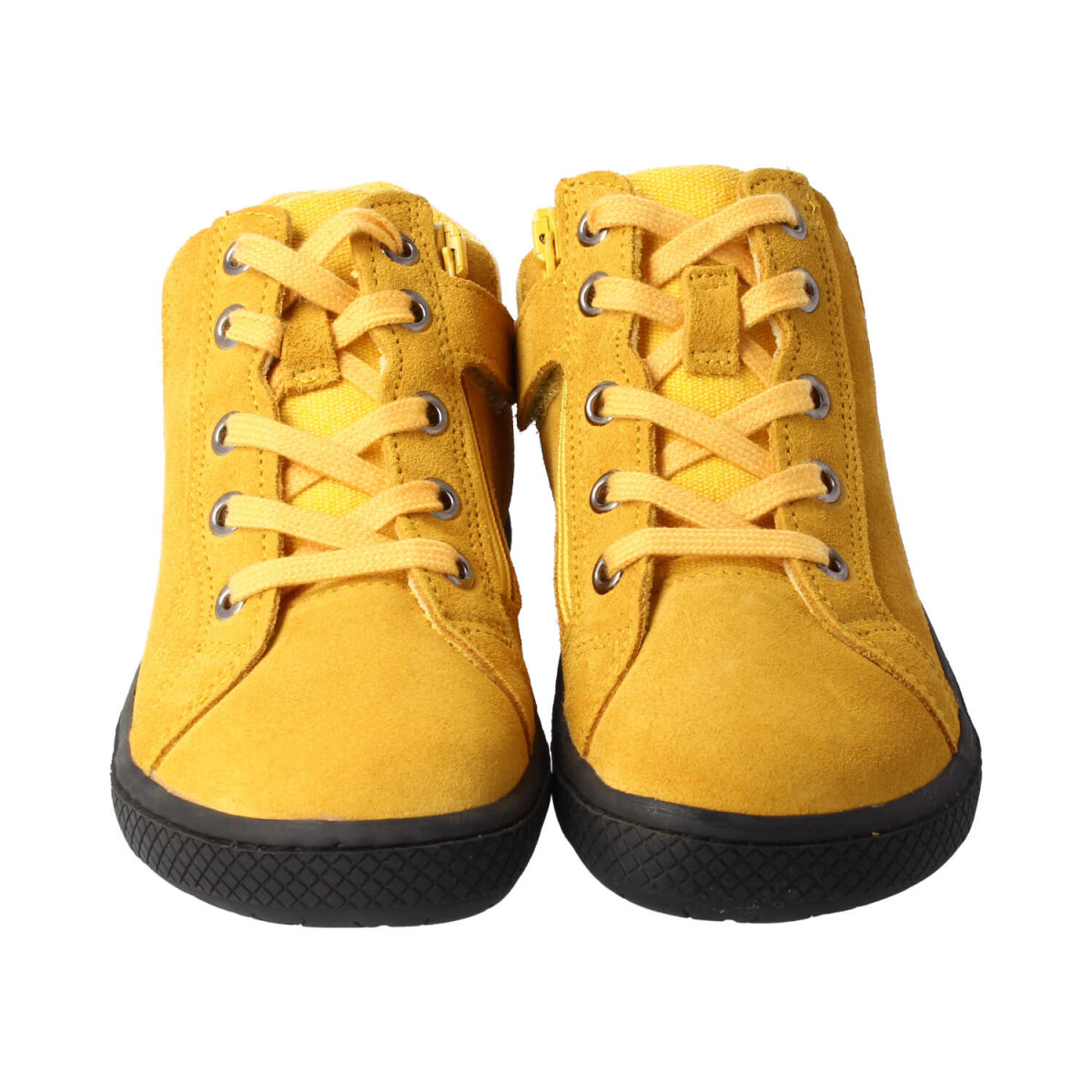 WL32051-4 mustard STAY-HAPPY velours textil laces zipper Weite/W