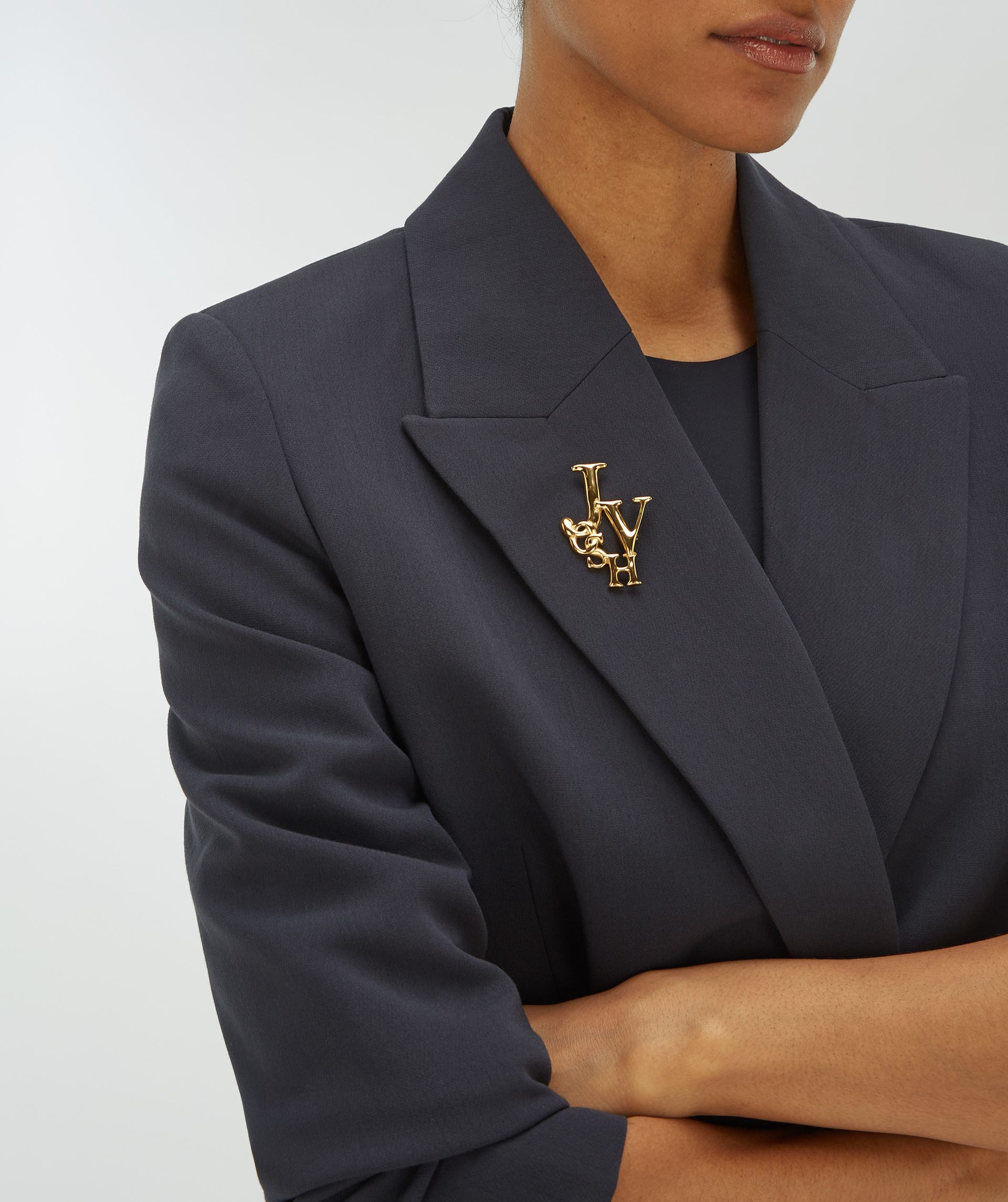 JV-SHEAM broche - antique gold