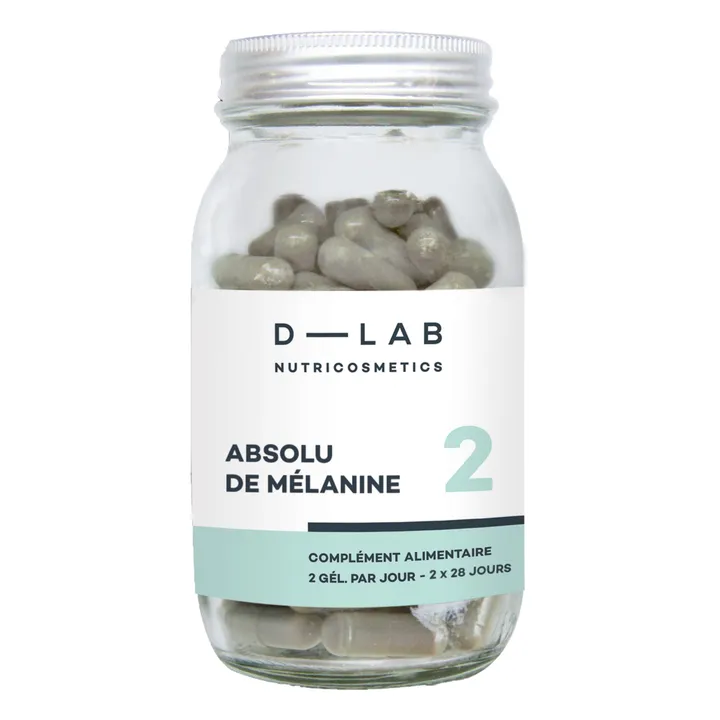 D-LAB NUTRICOSMETICS Absolu de Mélanine intensifie le bronzage Complément alimentaire - 1 mois