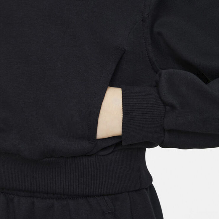 Nike Sportswear Club Fleece Cropped hættetrøje Sort