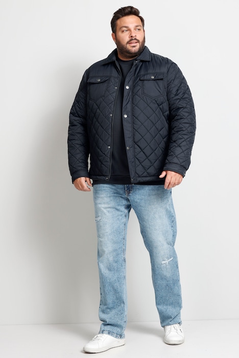 Boston Park Steppjacke, Bauchfit, Brusttaschen, bis 82