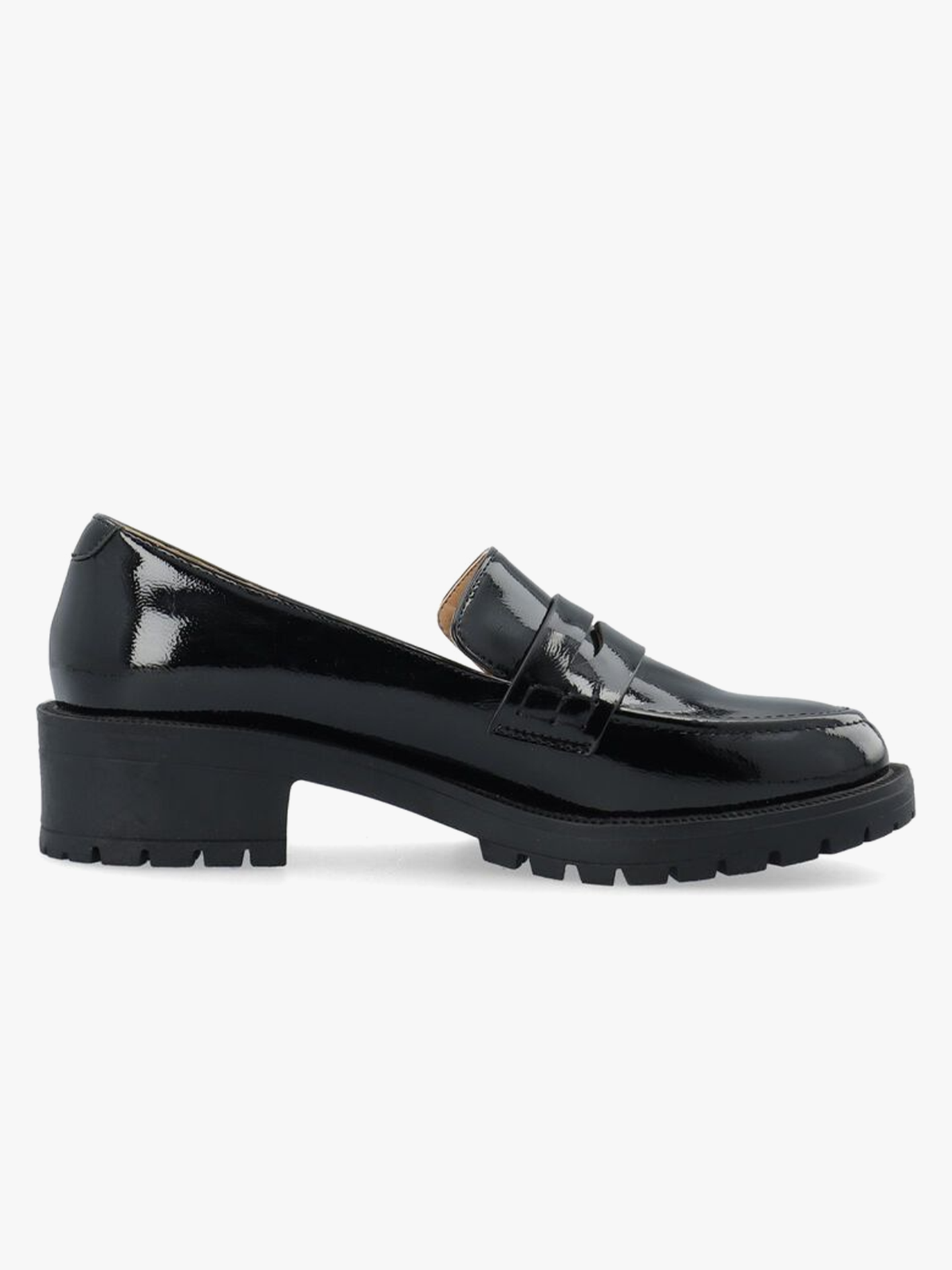 Pearl Simple Penny Loafer Patent Aquarius