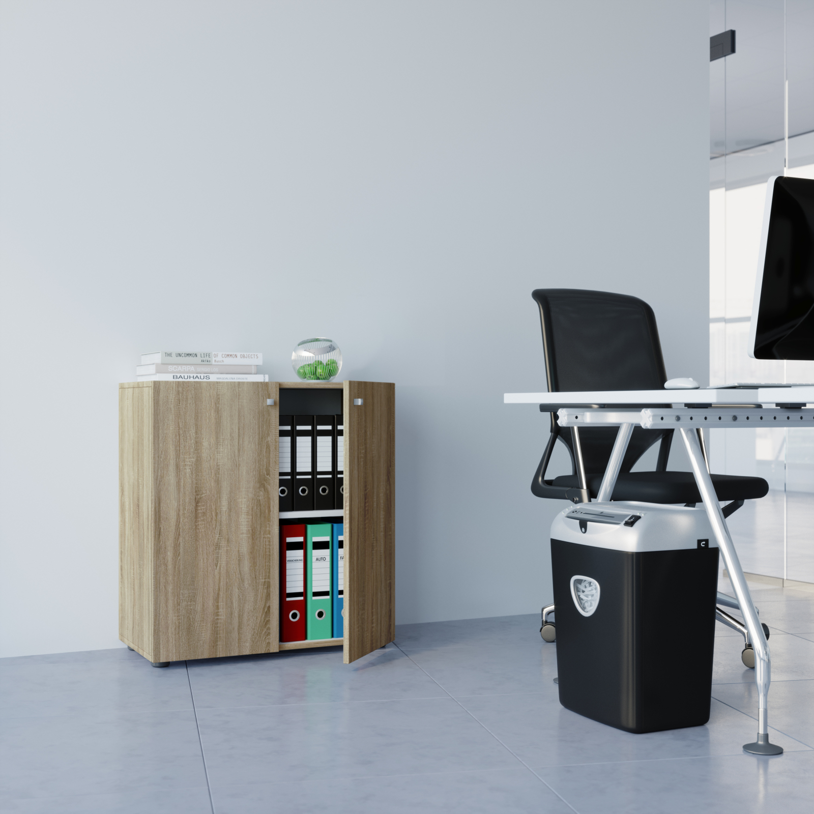 Aktenschrank VANDOL MINI - Sonoma Eiche - 70 cm