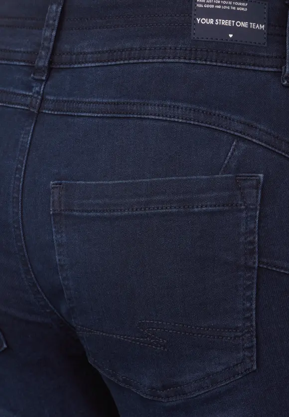 Free to move Jeans - dark blue soft washed