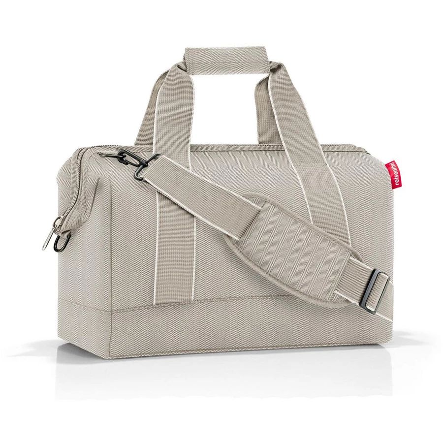 reisenthel travelling allrounder M - Reisetasche 40 cm herringbone sand