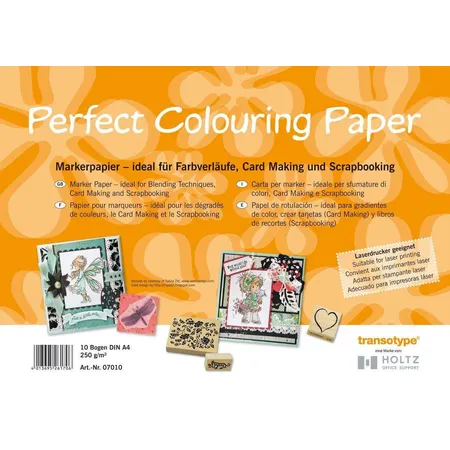 Copic Marker Papier DIN A4, 250 g/qm, 10 Blatt