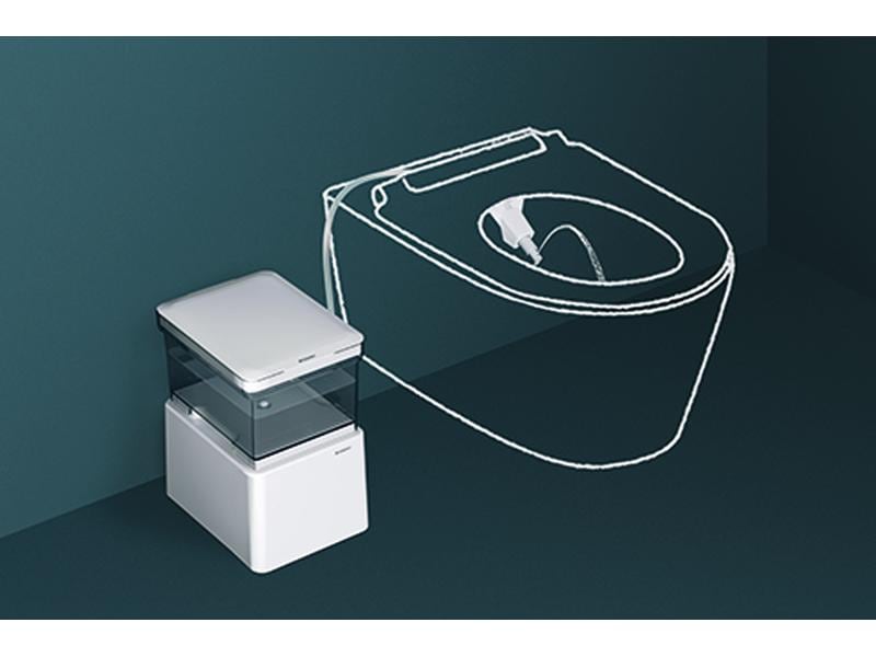 Geberit Dusch-WC Beistellgerät AquaClean Cama Zum pflegenden Reinigen mit Wasser