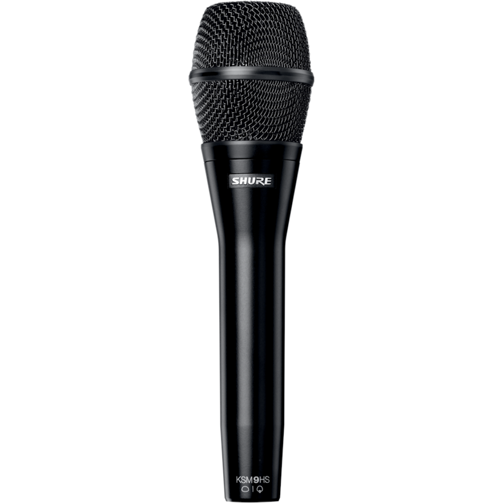 Shure KSM9HS handheld condensator zangmicrofoon zwart