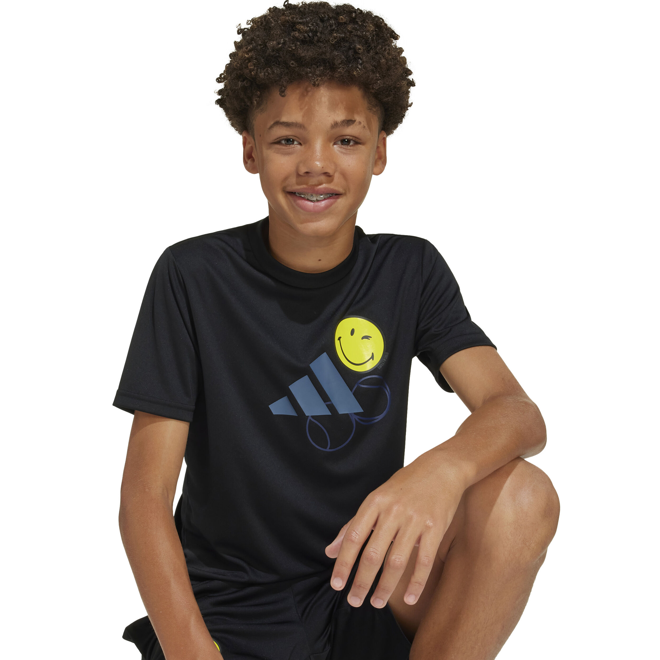 adidas Smileyworld T-shirt Enfants - Noir