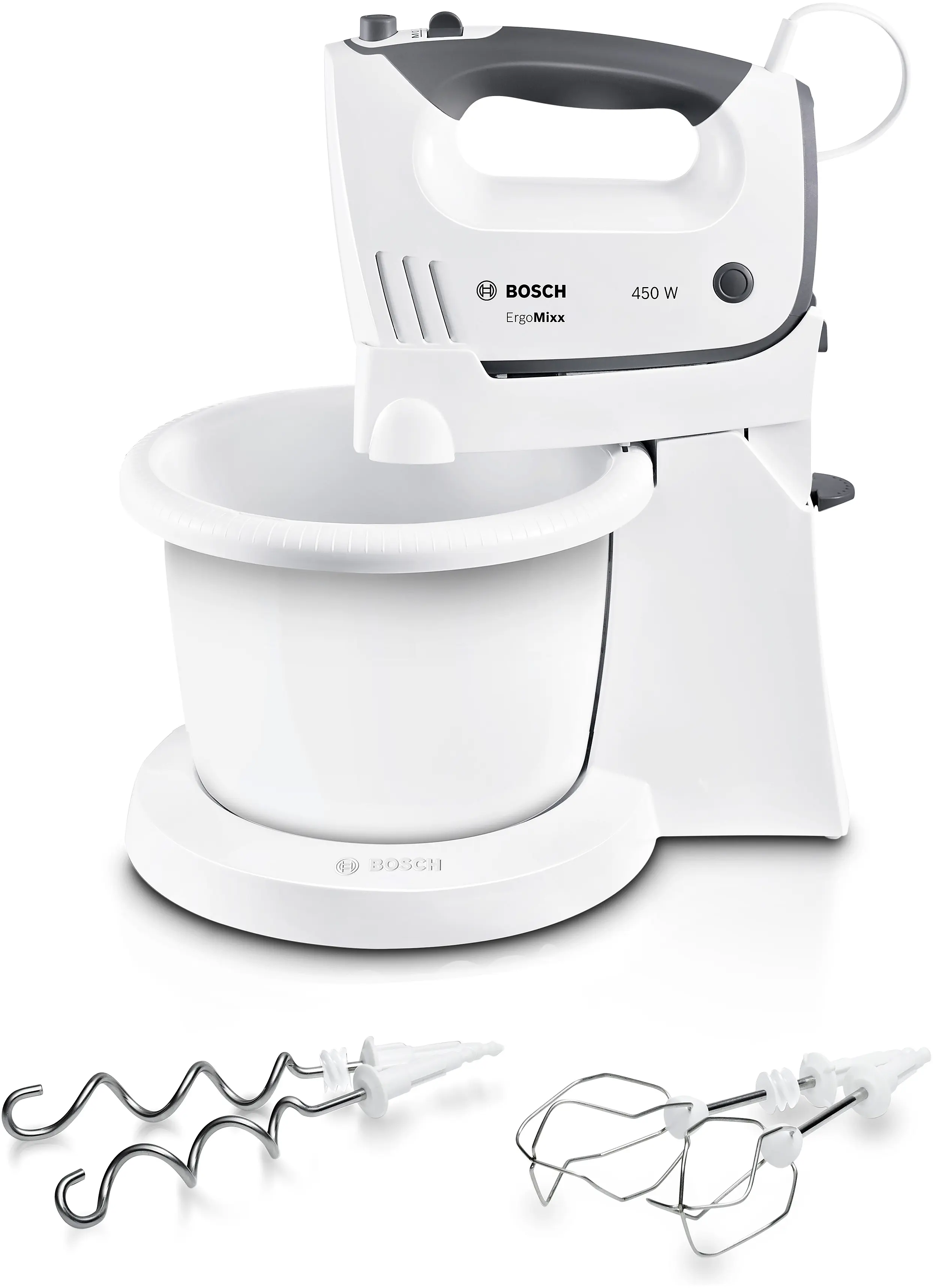 Handmixer ErgoMixx 450 W Wit, Grijs MFQ36460