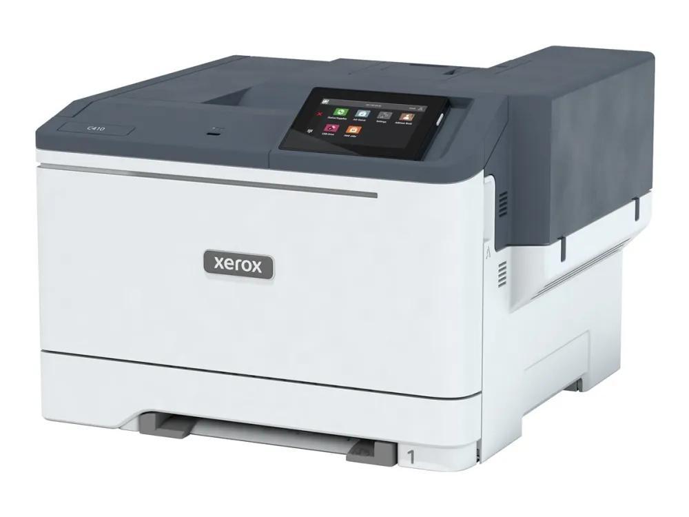 Xerox C410V_DN - Printer - Duplex - laser - A4/Legal - 1200 x 1200 dpi - op til 40 spm (mono) / op til 40 spm (farve) - kapacitet: 251 ark - USB, Gigabit LAN, USB 2.0 vært - Green World Alliance returneringsprogram