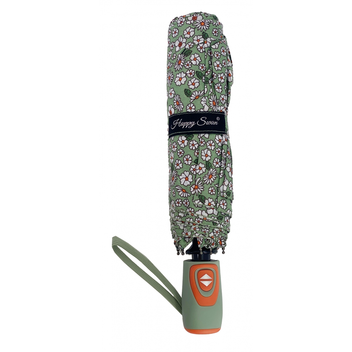 Bleucerise Parapluie pliable avec ouverture et fermeture automatique Happy Swan