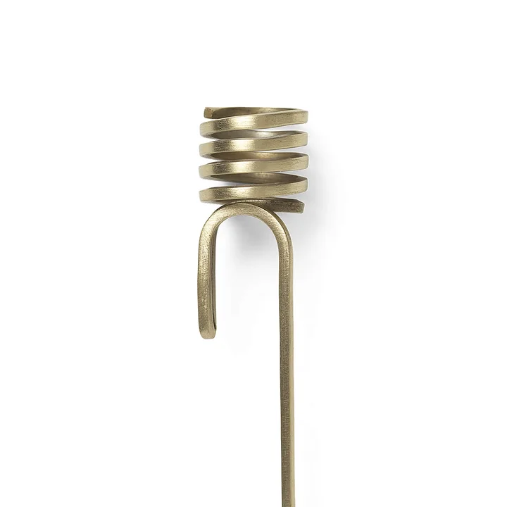 Ferm Living - Stone Christbaumkerzenhalter, Messing