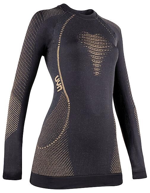 UYN - UYN LADY CASHMERE SHINY 2-0 UW SHIRT LG SL-ROUND