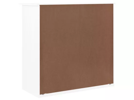 Commode ALTA blanc 77x35x73 cm bois massif de pin
