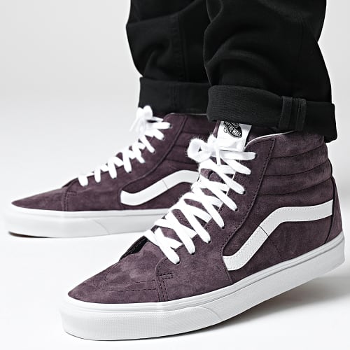 Baskets Montantes Sk8 Hi A5JMJBEF1 Suede Wine Tasting