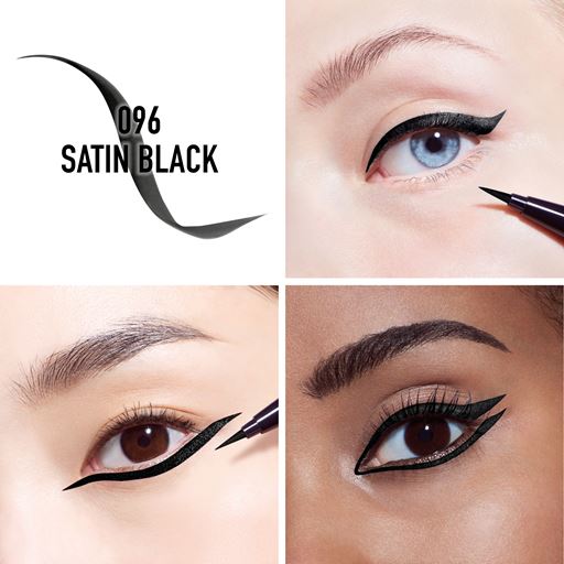 Dior Diorshow On Stage Liner, 096 Satin Black