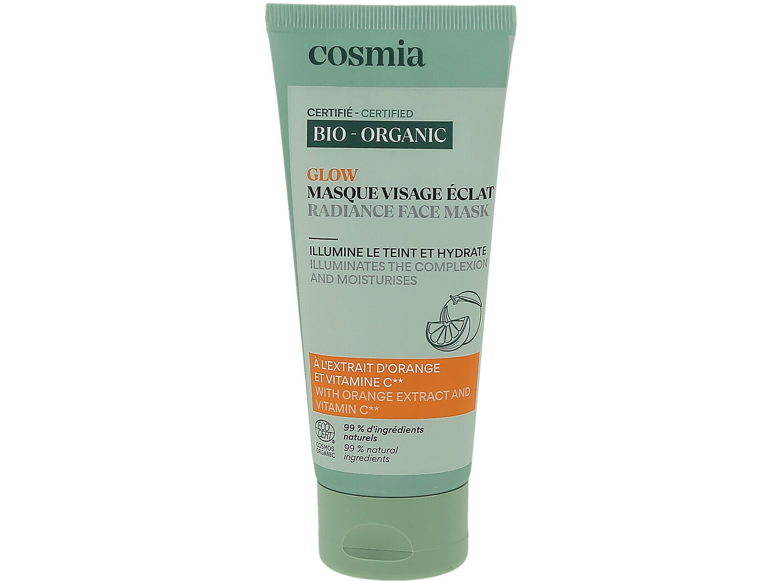 MÁSCARA ROSTO COSMIA BIO GLOW VITAMINA C 100ML