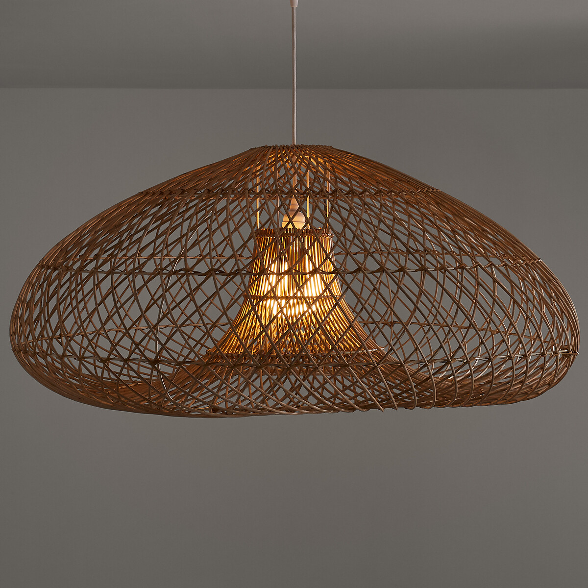 AM.PM<br>Luminária pendente de rattan trançado, Titou